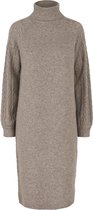 Pieces Jurk Pcfuna Ls Turtleneck Knit Dress Bc 17115924 Falcon Dames Maat - L