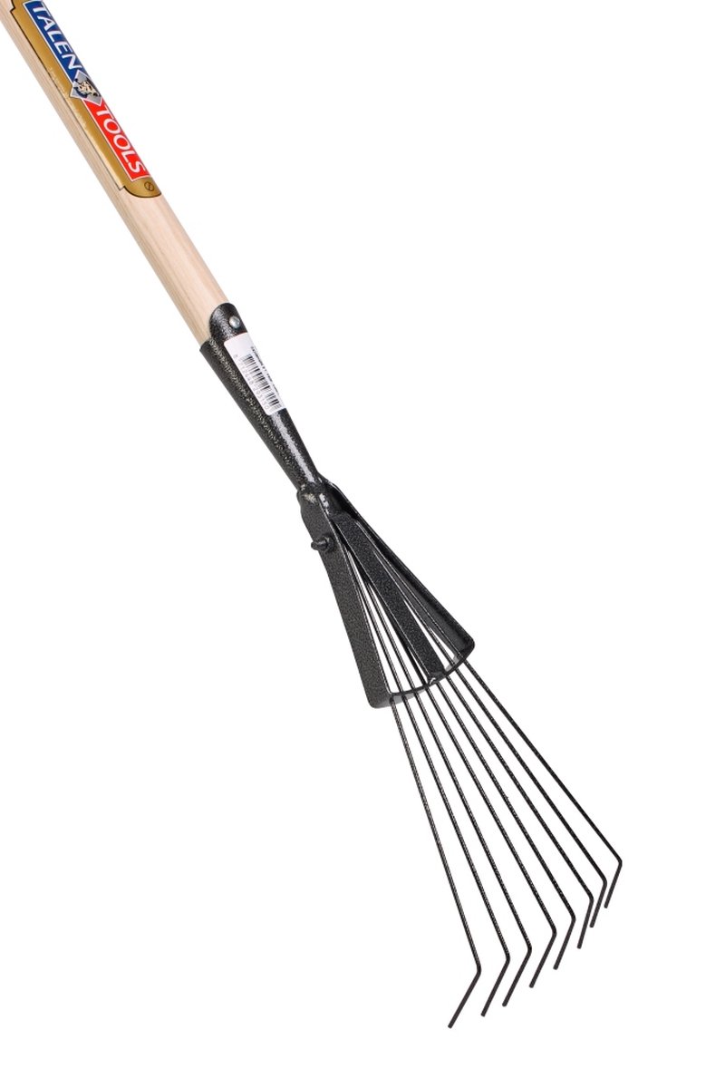 Talen Tools Râteau à gazon - 8 dents - Professionnel - Complet