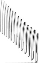 Sinner - Dilator Set Met Plat Handvat 14 Stuks - BDSM - SM toys - BDSM - Bondage