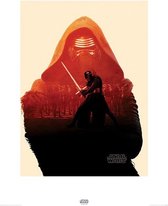 Pyramid Star Wars Episode VII Kylo Ren Tri Kunstdruk 60x80cm Poster - 60x80cm