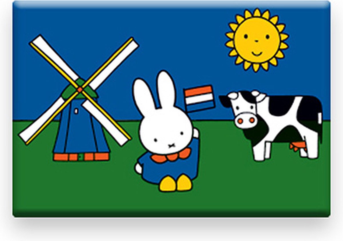 Nijntje Koelkastmagneet Tinplate Weiland