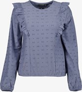 TwoDay dames blouse blauw - Blauw - Maat L