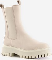 Harper leren dames chelsea boots - Beige - Maat 41 - Echt leer