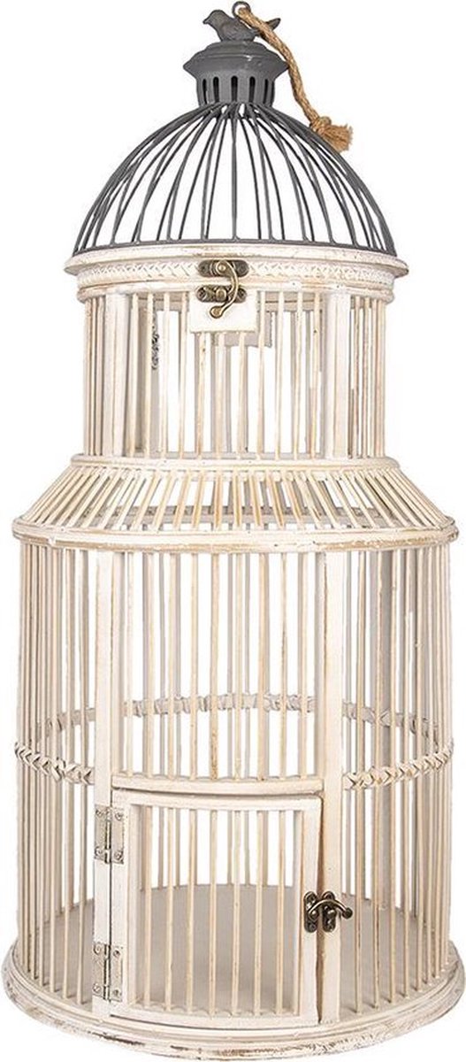 Cage classique sur pied - Cage à oiseaux - En métal - 120,5 cm de hauteur