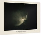 The Great Nebula in Orion, Étienne Léopold Trouvelot - Foto op Dibond - 80 x 60 cm