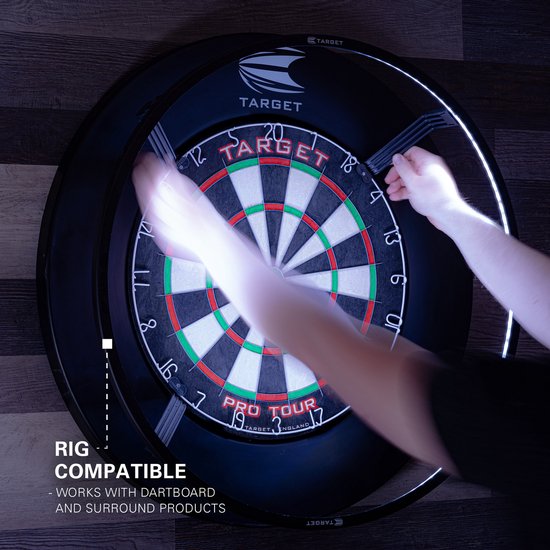 Target darts corona vision - dartbord verlichting 360 - Target