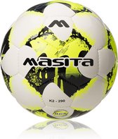 Masita | Trainingsbal - K2 - 290 - Natuurlatex binnenbal - voor alle terreinen - NEON YELLOW - 4