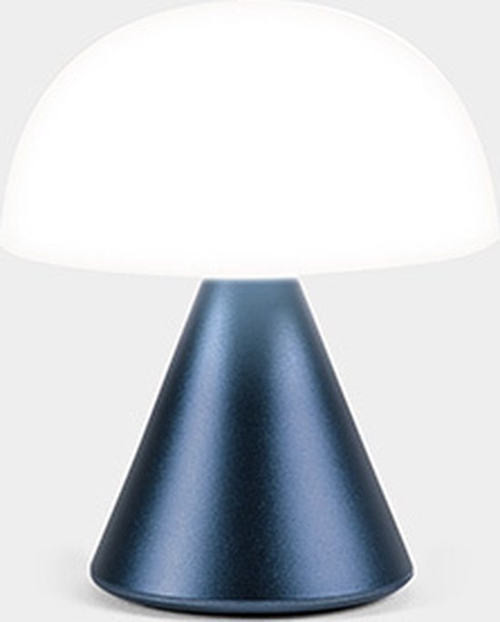 Lexon Mina oplaadbaar led lampje donkerblauw