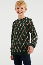 WE Fashion Jongens trui met kerstdessin