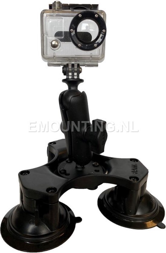 Triple Suction GoPro montageset RAP-B-365-224-GOP1U