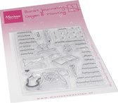 Marianne Design Clear stamps - Dagen en Planning - NL - 105x180mm