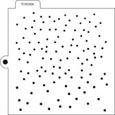 The Crafter's Workshop Stencil - Koekjes - random dot