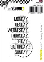 Carabelle Studio Stempel - monday, tuesday...