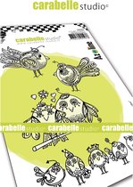 Carabelle Studio Cling stamp - A6 zoziaux rigolos