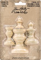 Idea-ology -Tim Holtz vignette finial set 4pk