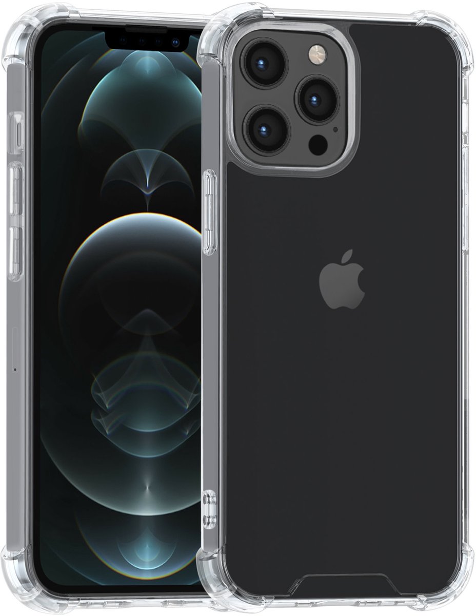 iPhone 13 TPU Backcover - Transparant - Antishock