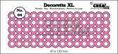 Crealies Decorette XL cutting die no.04 circles with dots
