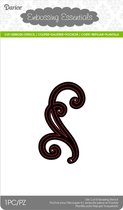 Die cut stencil Small swirl 46x80mm