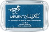 ML-000-602 Memento Luxe inktkussen - Tsukineko - Teal Zeal - stempelinkt zeeblauw turquoise blauw