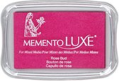 Memento luxe 9x6cm bouton de rose