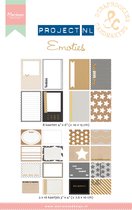 Marianne Design Kaartenpakket - Emoties - NL - 2x16 kaartjes - 7.6x10cm