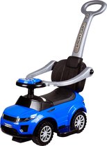 Eco Toys Sport Car Loopauto - 3 in 1 Loopauto - Blauw - met duwstang