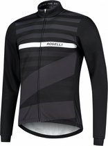 Rogelli Stripe heren fiets shirt zwart