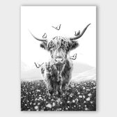 Poster Light Highlander - Dibond - 100x140 cm - Meerdere Afmetingen & Prijzen | Wanddecoratie - Interieur - Art - Wonen - Schilderij - Kunst