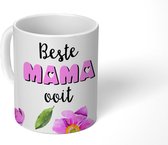 Mok - Koffiemok - Quotes - Beste mama ooit - Spreuken - Mama - Mokken - 350 ML - Beker - Koffiemokken - Theemok - Mok met tekst