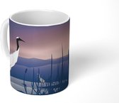 Mok - Bayou - Kraanvogel - tekening - 350 ML - Beker