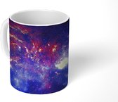 Mok - Galaxy - Sterren - Rood - 350 ML - Beker
