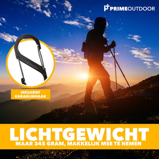 PrimeOutdoor 3-in-1 Camping Lantaarn Met Ingebouwde Zaklamp - Tentlamp - 4000mAh Powerbank - Oplaadbare Batterij - 800 Lumen - Kampeer Lamp van Merkloos — afbeelding 2
