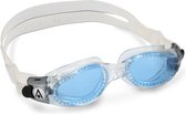 Aquasphere Kaiman Small - Zwembril - Volwassenen - Blue Lens - Transparant