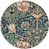 Walljar - William Morris - Honeysuckle - Muurdecoratie - Forex wandcirkel