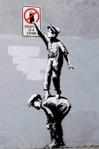Grupo Erik Brandalised Grafitti is a Crime  Poster - 61x91,5cm