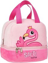 Safta Flamingo Lunch Bag, Lunch Bag Or Lunch Bag For Girls