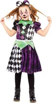 Amscan Dress Up Suit Jester Junior Polyester Zwart/ Blanc / Violet Taille 128/140