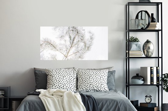 Stickers muraux - Film autocollant - Hiver - Neige - Branches - 120x60 cm - Film adhésif - Stickers muraux Chambre d'enfant - Papier peint autocollant