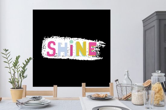 Stickers muraux - Été - Citation - Wit - 120x120 cm - Film Adhésif XXL