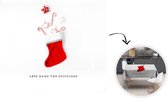 Kerst Tafelkleed - Kerstmis Decoratie - Tafellaken - Kerst - Kerstversiering - Rood - 120x120 cm - Kerstmis Versiering