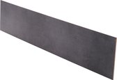 Traprenovatie stootbord | PVC toplaag | Steen zwart | 140 x 18 cm