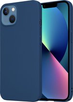 Shieldcase geschikt voor Apple iPhone 13 Mini ultra thin case - blauw - Dun hoesje - Ultra dunne case - Backcover hoesje - Shockproof dun hoesje iPhone