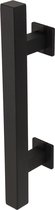 Wovar Handgreep Zwart 305 mm Luxe voor Schuifdeurbeslag | Met Komgreep