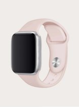 Siliconen Apple Watch Bandje - Licht Roze- 38/40/41mm - Series 1 2 3 4 5 6 7 SE - Geschikt voor Apple Watch