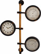 Van Manen Wandklok met thermometer en vochtigheidsmeter