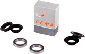 CEMA bracketas lagerset incl. stofkappen Shimano RVS