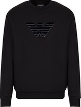 Emporio Armani Heren Adelaar Sweatshirt Zwart maat L