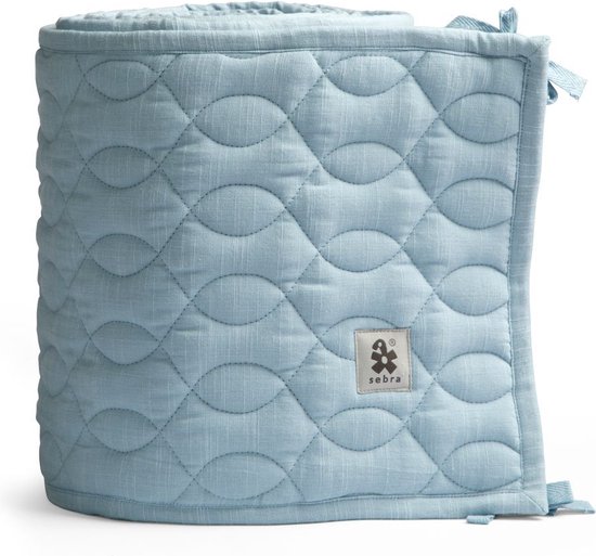 Bedomrander quilted - powder blue