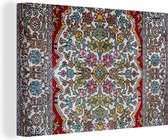 Toile Peinture Tapis Persan - Tapis - Motifs - Couleurs - 30x20 cm - Décoration murale