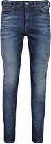 Tommy Hilfiger Jeans Blauw Aansluitend - Maat W34 X L34 - Heren - Herfst/Winter Collectie - Katoen;Polyester;Elastaan